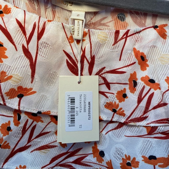 Maje Floral One Shoulder Blouse - Picture 4 of 6